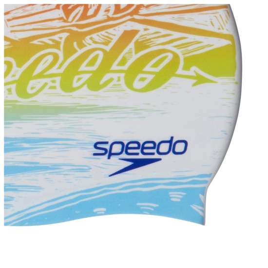 Speedo Σκουφάκι κολύμβησης Printed Silicone Cap Speedo Σκουφάκι κολύμβησης Printed Silicone Cap